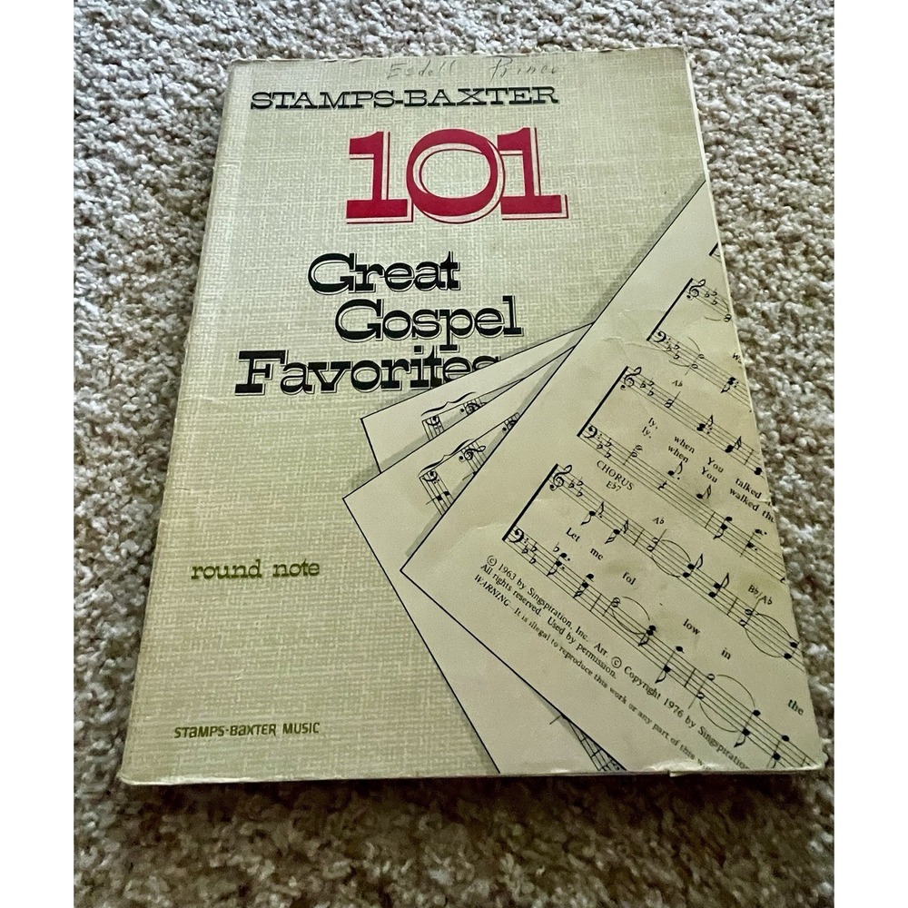 Stamps-Baxter 101 Great Gospel Favorites (1976 Round Note Edition)